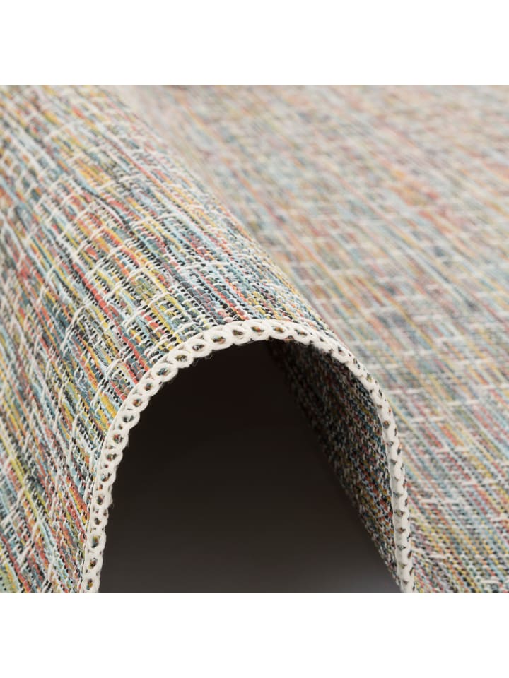 Pergamon In- und Outdoor Teppich Flachgewebe Carmel Meliert in Bunt günstig kaufen