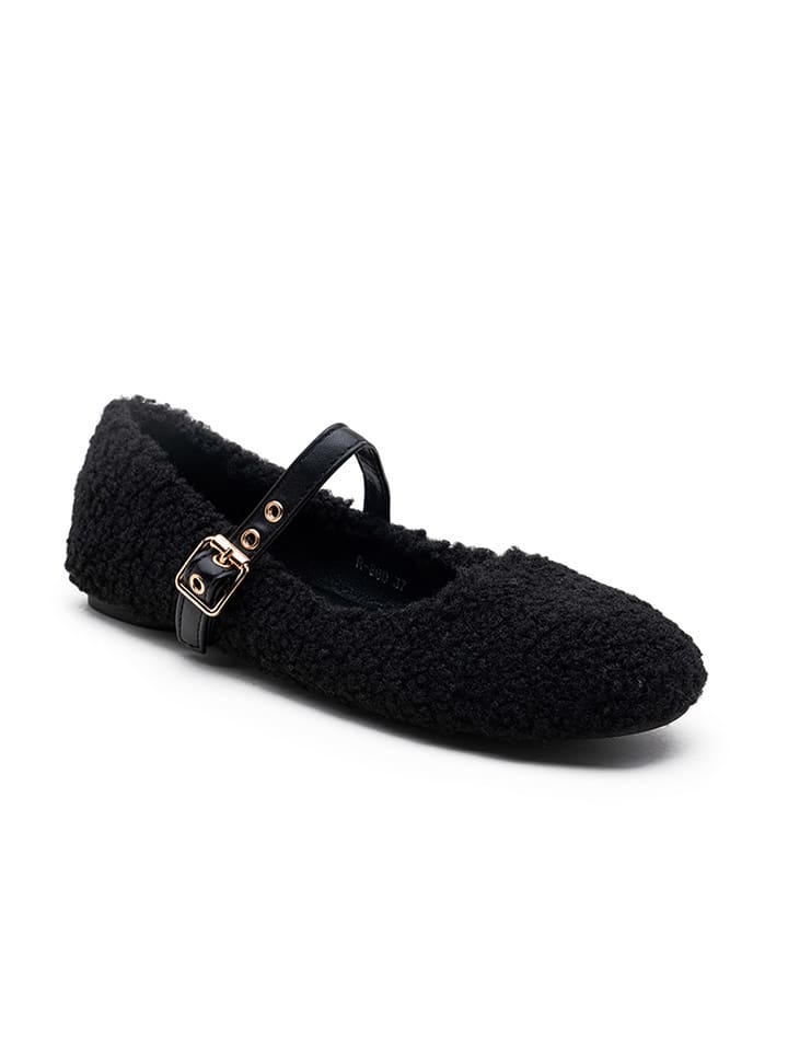 Foreverfolie Ballerinas in Schwarz günstig kaufen