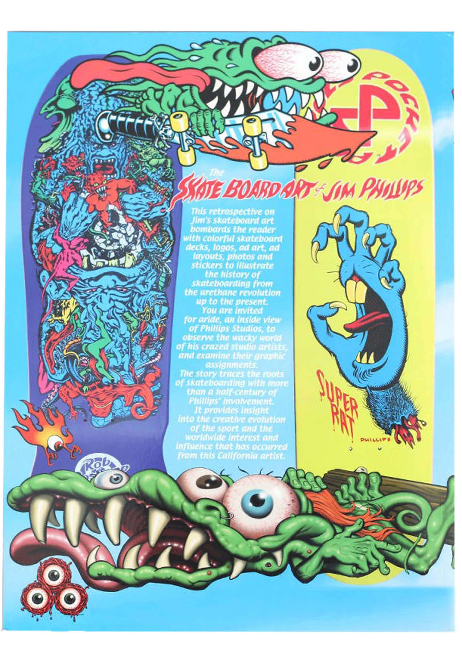 The Skateboard Art Of Jim Phillips Softcover
