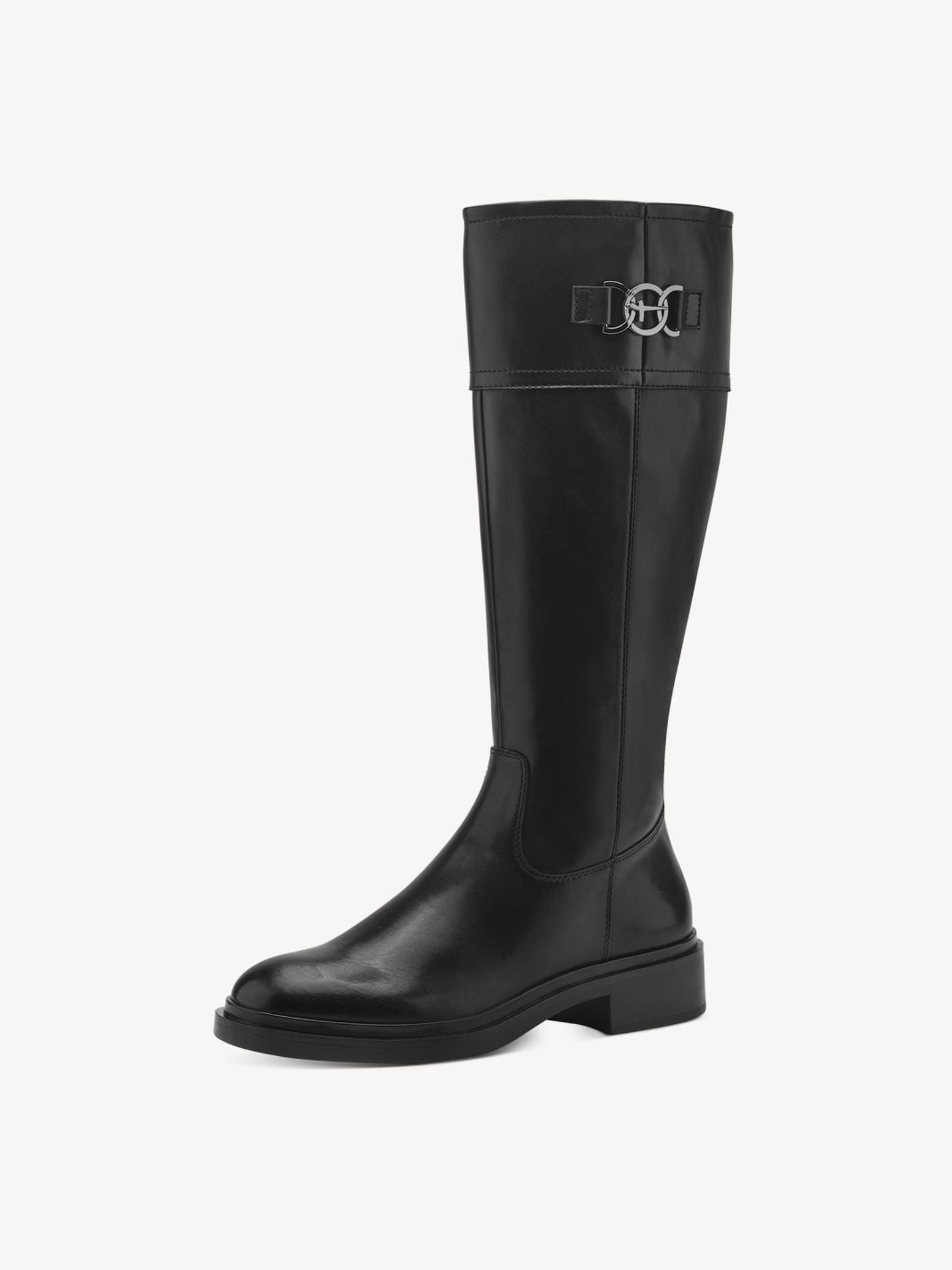Bottes en cuir - noir