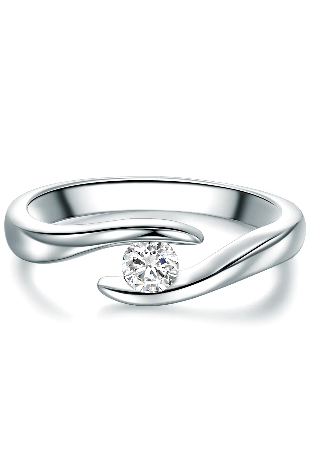 Trilani  Silberring Ring Sterling Silber Zirkonia weiß