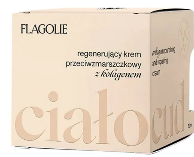 Flagolie - Regeneruojantis kremas nuo raukšlių su kolagenu, 50 ml
