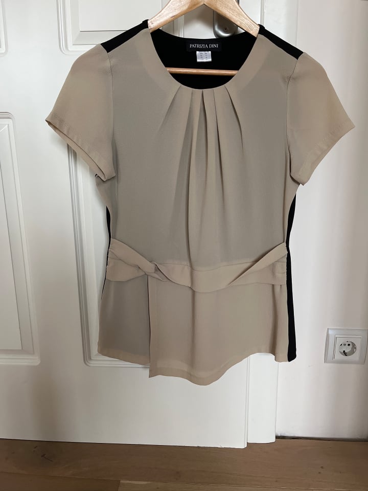 PATRIZIA DINI by heine Shirt in Beige/ Schwarz günstig kaufen 36