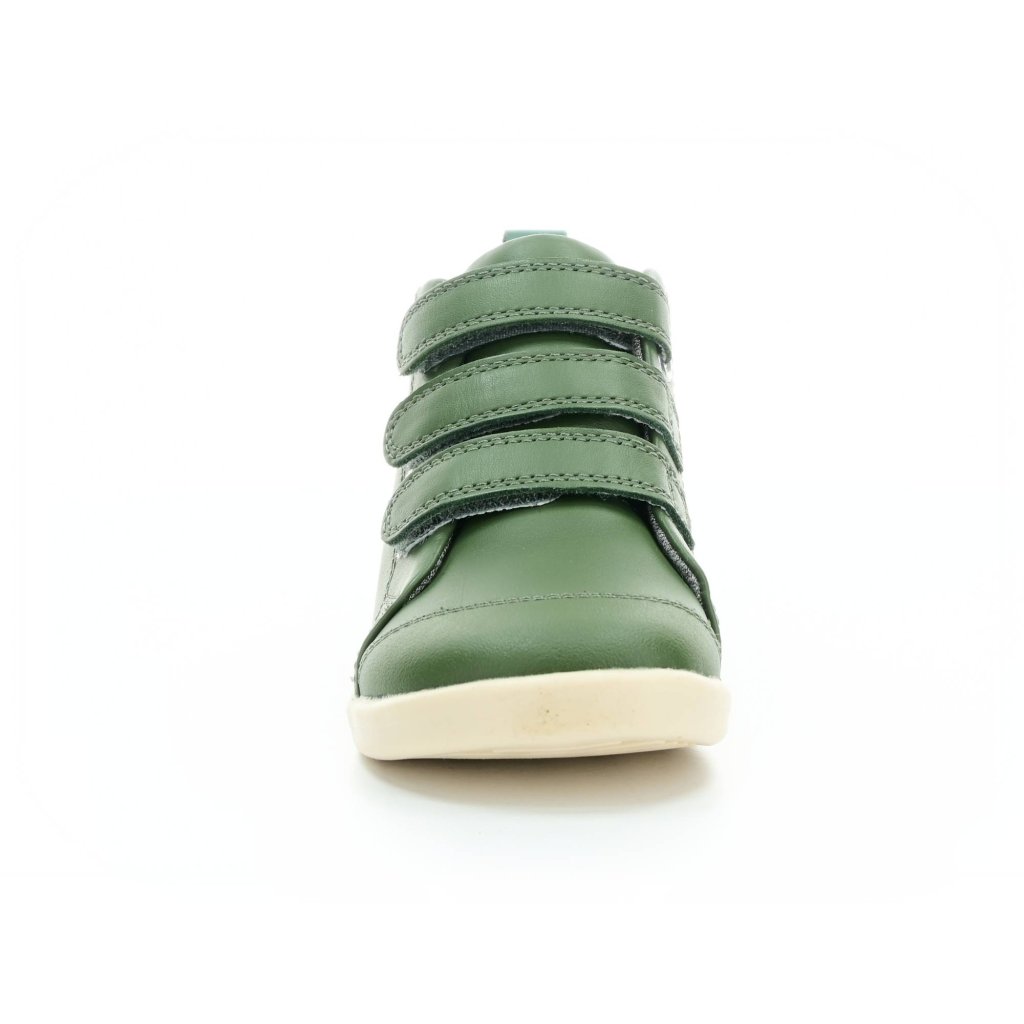 Bobux Hi Court Forest I Walk/Kid   grüne Mid Cut Barfußschuhe
