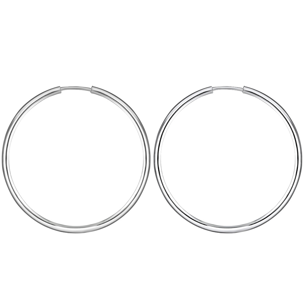 Rafaela Donata Créoles en argent Argent sterling en Argent Boucles d'oreilles