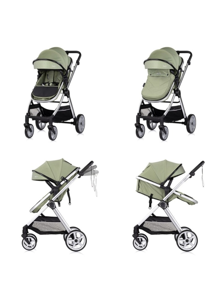 Chipolino Kombikinderwagen 2 in 1 Vista in grün günstig kaufen onesize