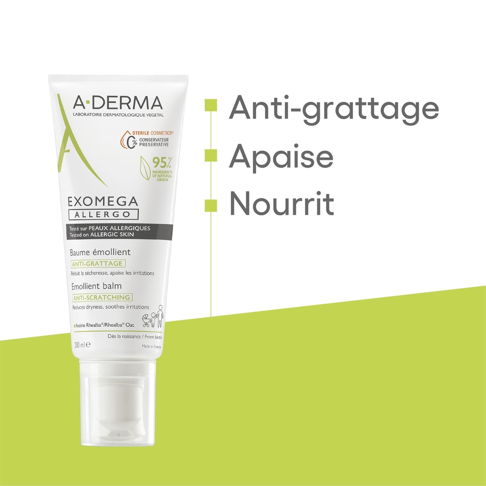 A-Derma A-DERMA — EXOMEGA ALLERGO - BAUME ÉMOLLI ENT COSMETIQUE STERILE 200 ml Baume émollient