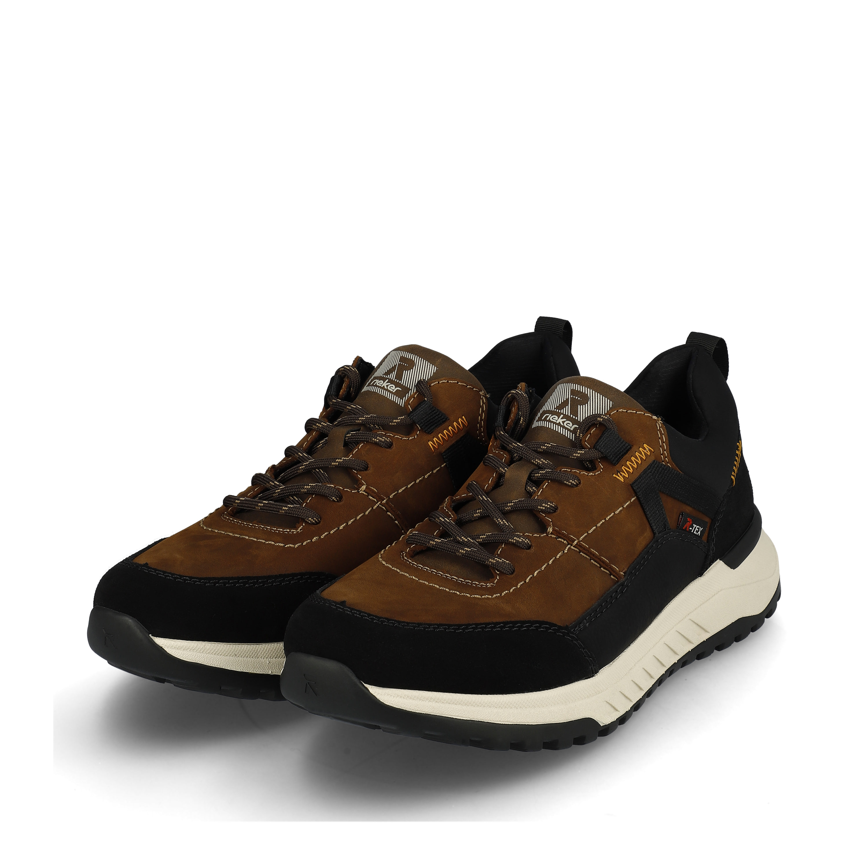 Rieker Herren Sneaker Low nut-brown black