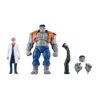 Avengers: Beyond Earth's Mightiest Marvel Legends Actionfiguren Gray Hulk & Dr. Bruce Banner 15 cm