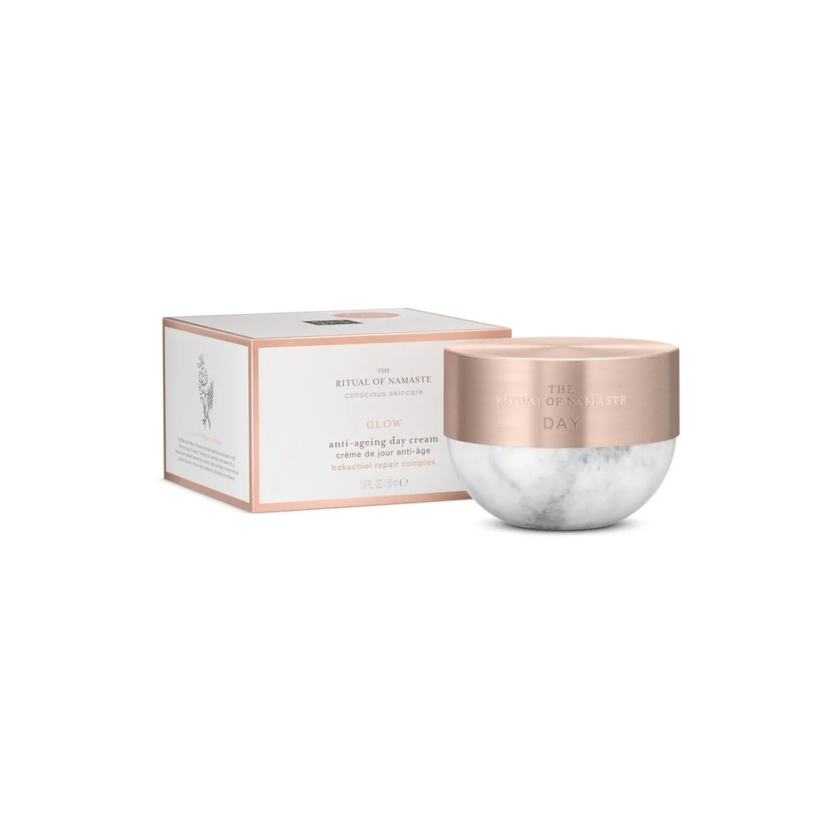 The Ritual of Namaste Glow Anti-Ageing Day Cream - Αντιρυτιδική κρέμα ημέρας, Λάμψη κρέμα ημέρας