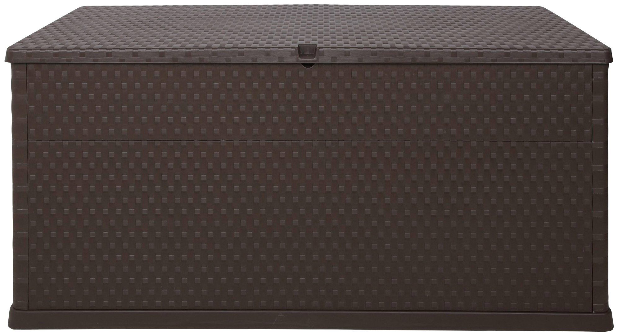 ONDIS24 Kissenbox Rattan, 420 Liter, Kunststoff