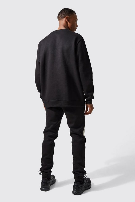 Active Skinny Jogginghose mit Mesh-Detail