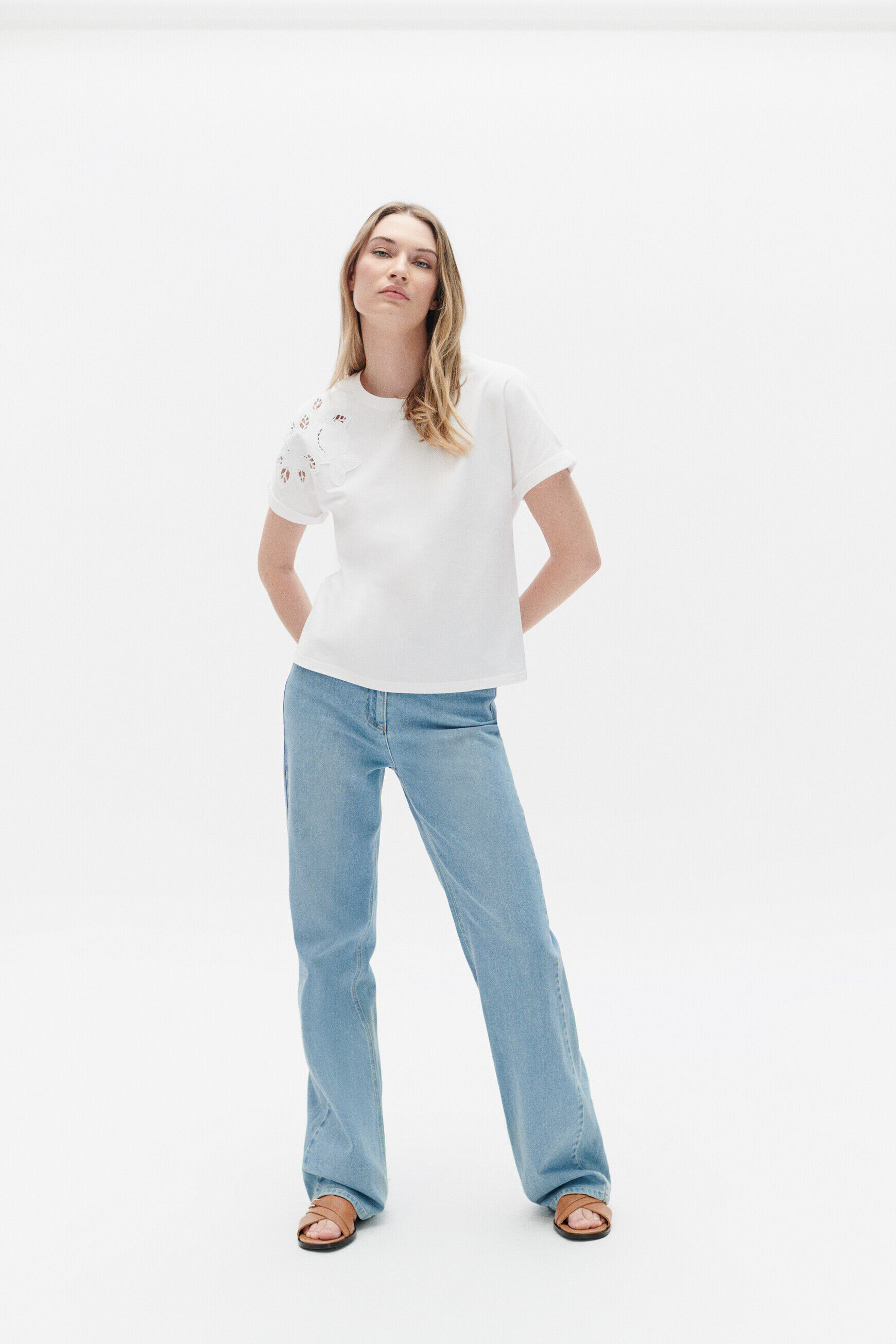 T-shirt tosca blanc femme