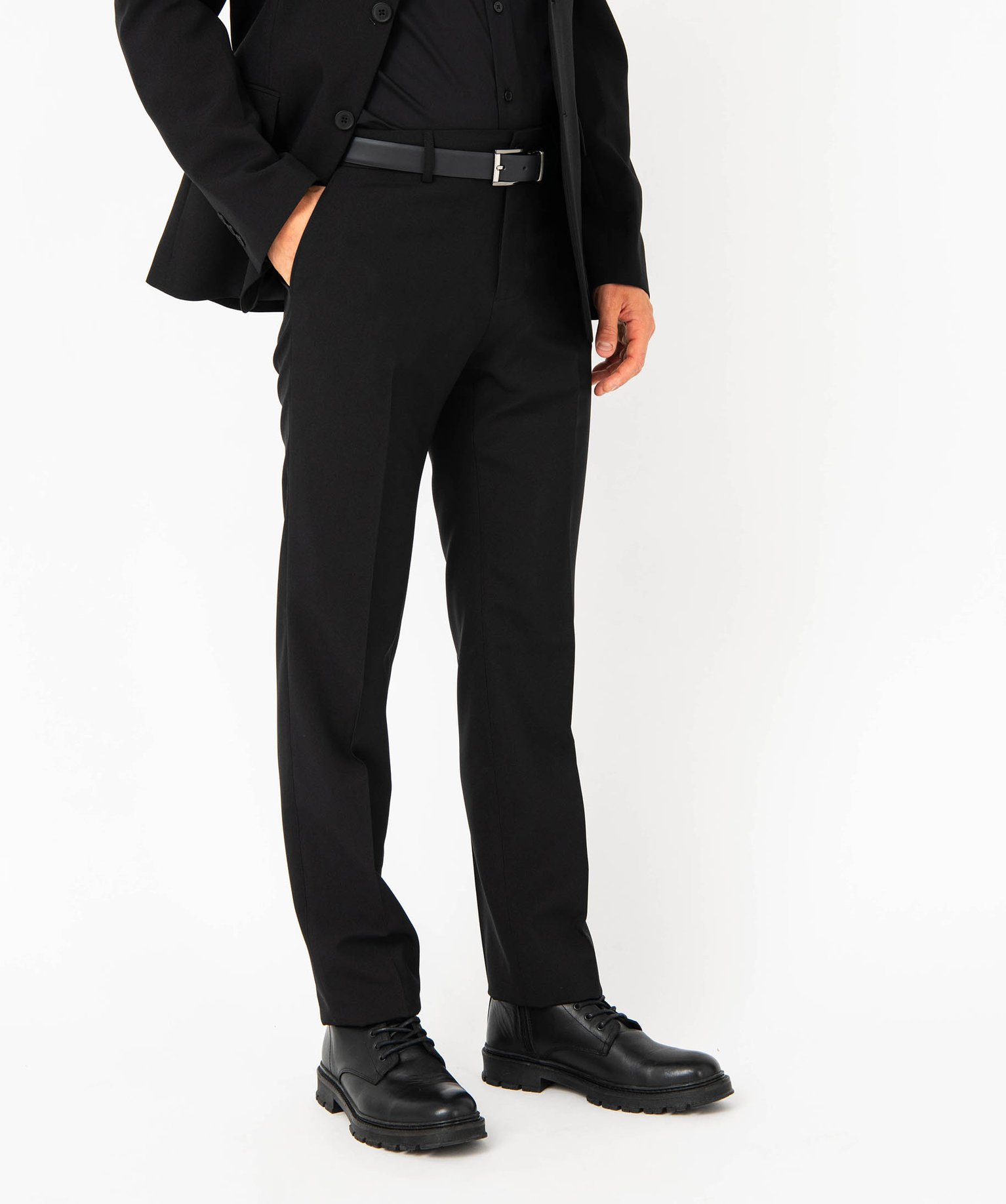 Pantalon de costume homme noir | GEMO