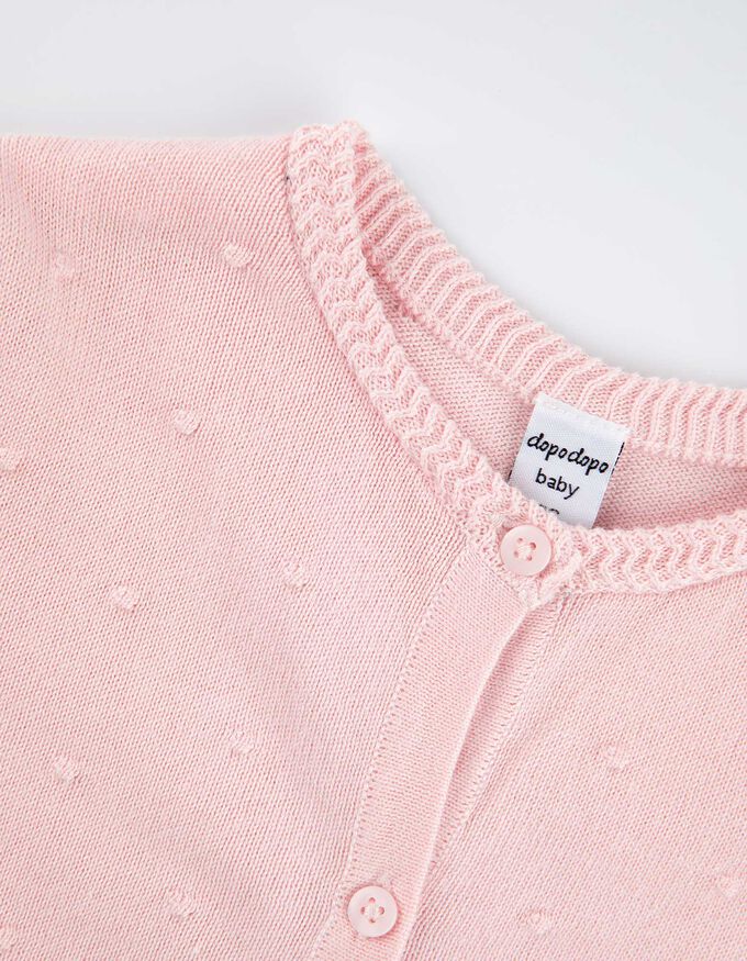 Strickjacke - Gerollte Abschlüsse