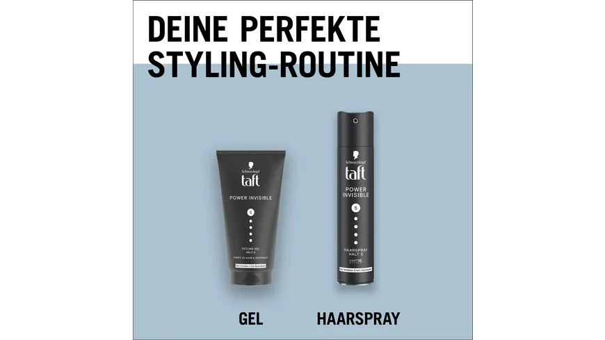 TAFT Styling Gel Power Invisible 150 ml Haltegrad 5 - sehr starker Halt 150 ml
