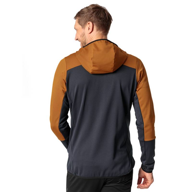 VAUDE Men's Monviso Hooded Grid Fleece Jacket Outdoorjacke Herren