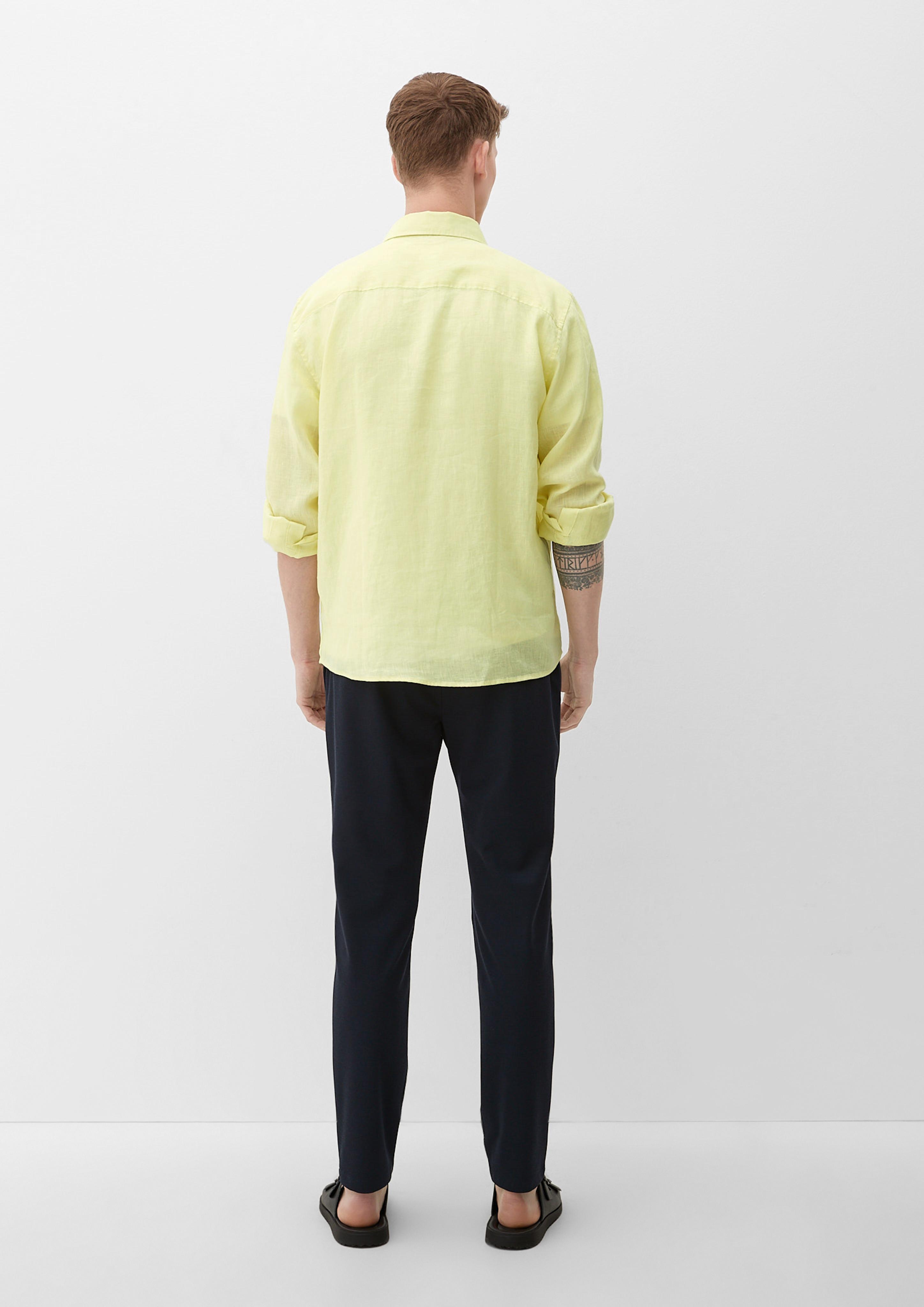 Leinenhemd mit Button-Down-Kragen  2127510-7015