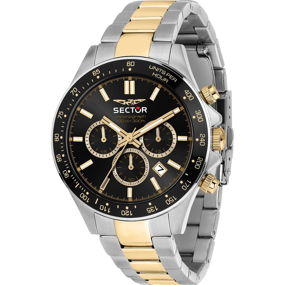 Sector Chronographe Acier inoxydable, Aluminium Montre
