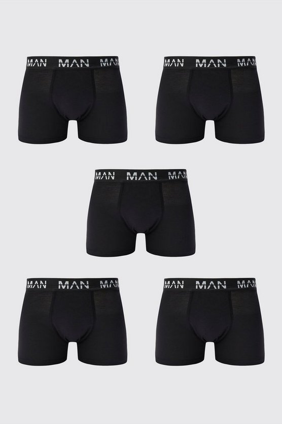 5er-Pack mittellange Man-Dash Repeat Boxershorts