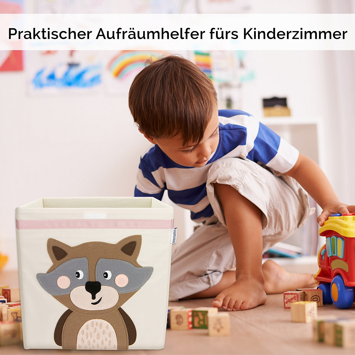 Aufbewahrungsboxen - 15 Motive I Spielzeugkiste mit Deckel I Boxen zur Aufbewahrung im Kallax Regal I Kinderzimmer Deko