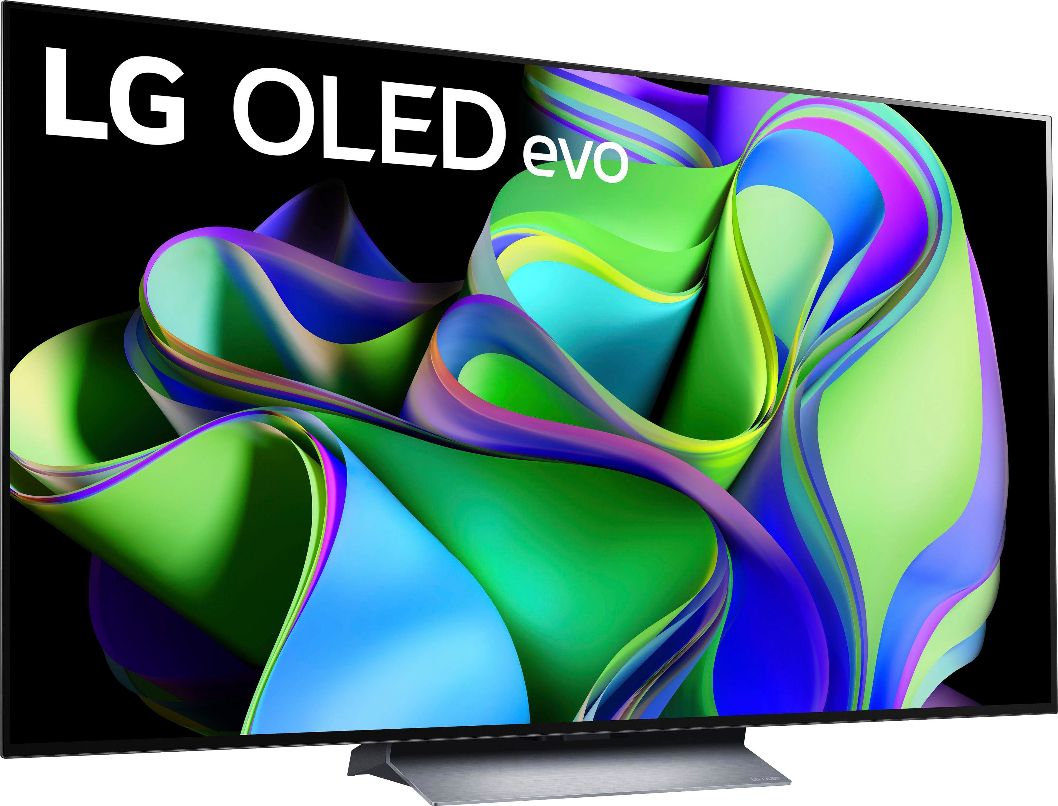 LG OLED65C37LA OLED-Fernseher (165 cm/65 Zoll, 4K Ultra HD, Smart-TV, OLED evo, bis zu 120 Hz, α9 Gen6 4K AI-Prozessor, Twin Triple Tuner)