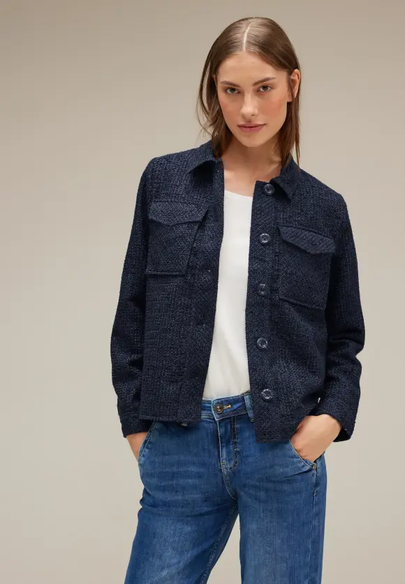Street One Kurze Bouclé Jacke