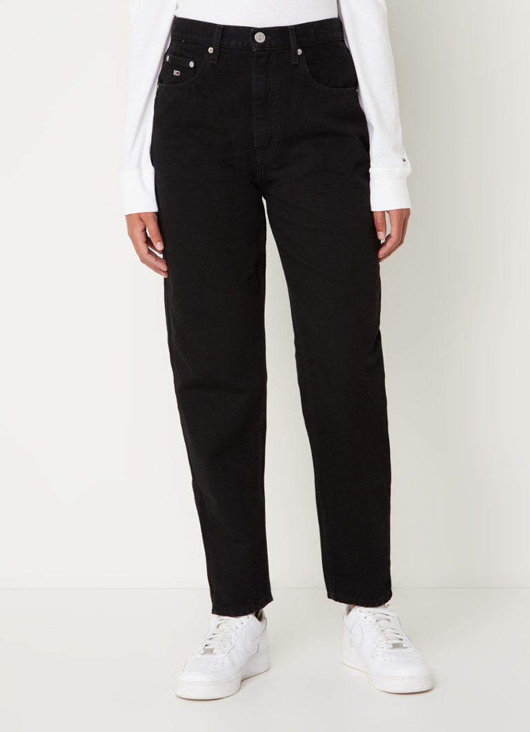 Jean mom taille haute Tommy Hilfiger à délavage coloré