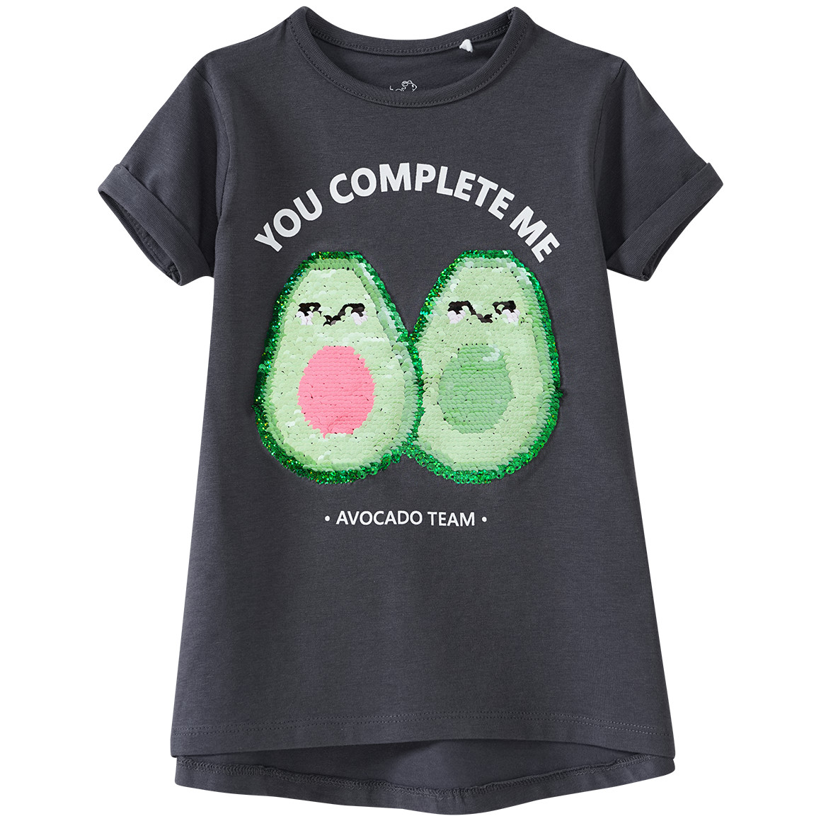 Mädchen T-Shirt mit Wendepailletten