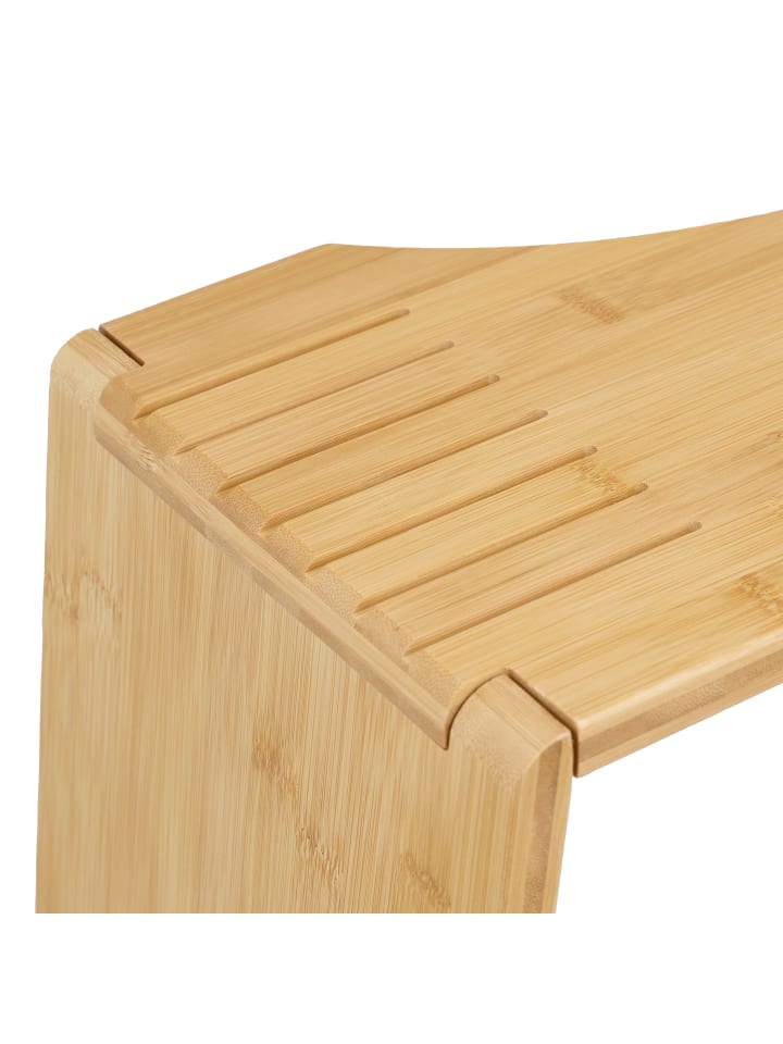 relaxdays Toilettenhocker in Natur - (B)48,5 x (H)19 x (T)20 cm günstig kaufen onesize