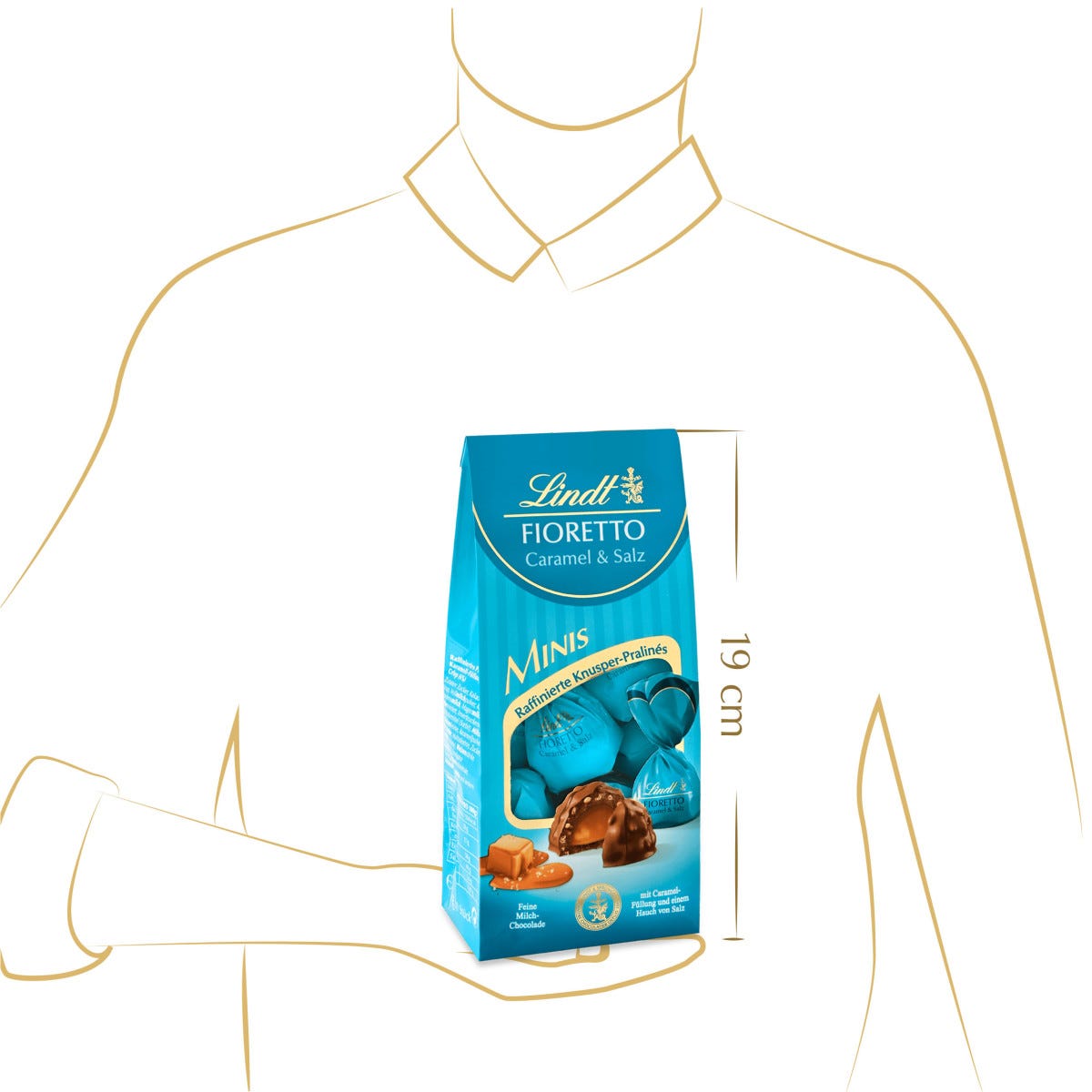 FIORETTO Minis Beutel Caramel & Salz, 115g