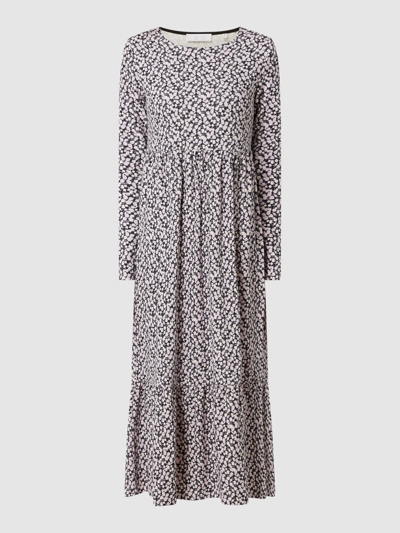 Jerseykleid aus Modalmischung in flieder