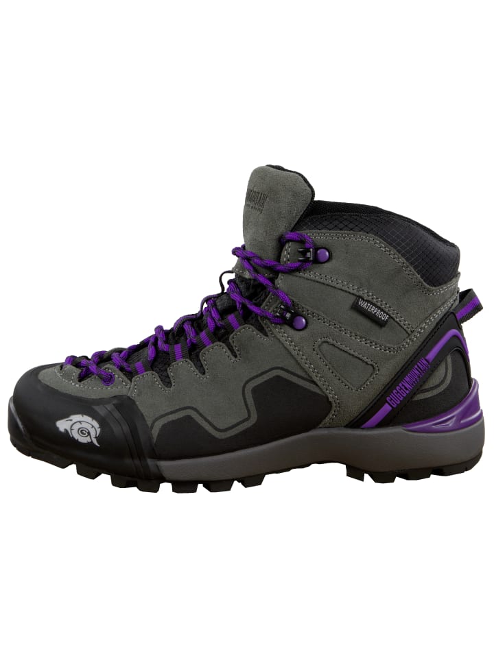 GUGGEN MOUNTAIN Wanderstiefel Widder in Grau-Lila günstig kaufen