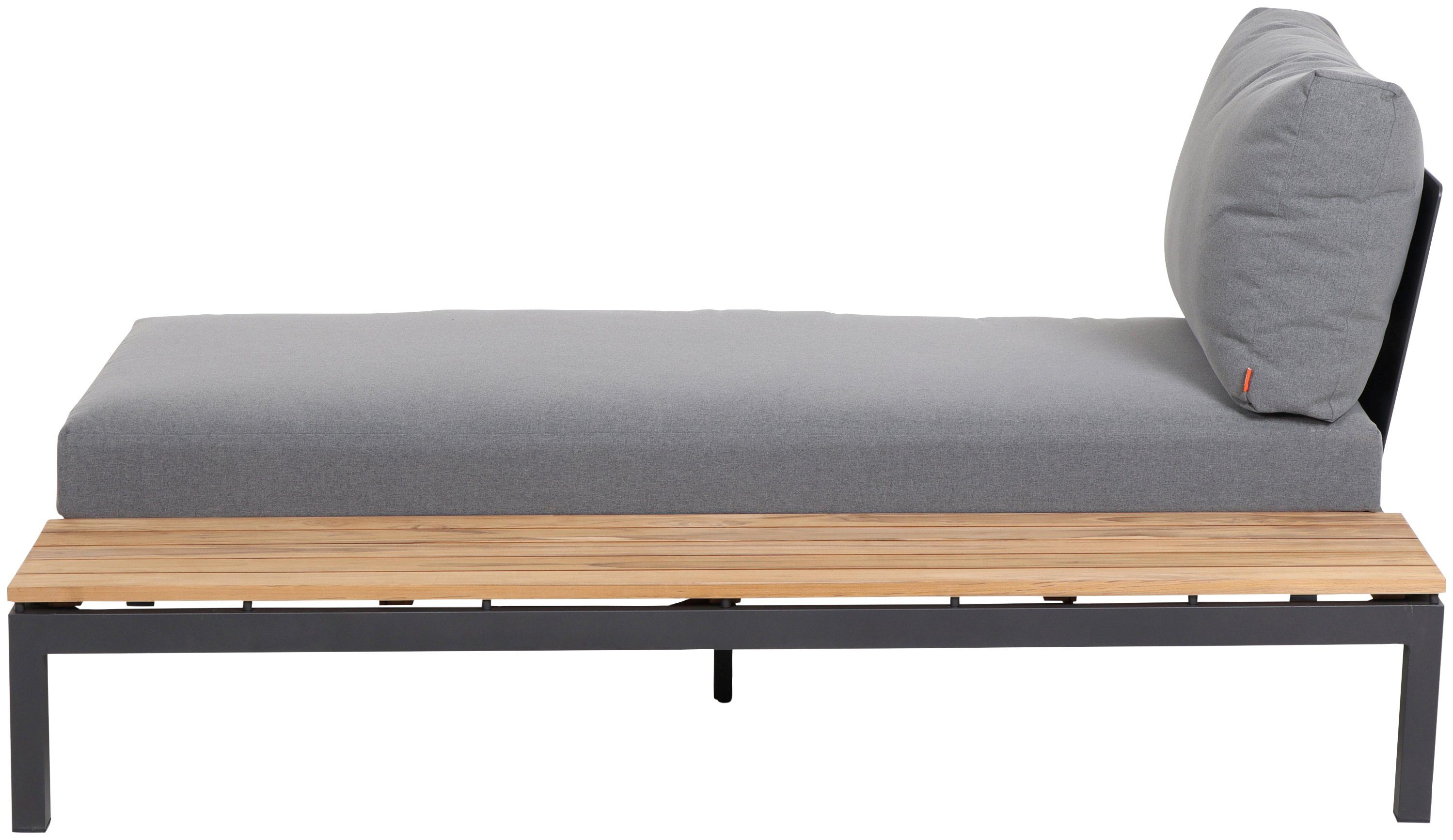Siena Garden Loungesofa Alvida, Recamiere links, BxTxH: 102x177x84 cm