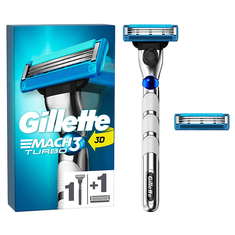 Gillette Gillette høvel Mach3 turbo 2up