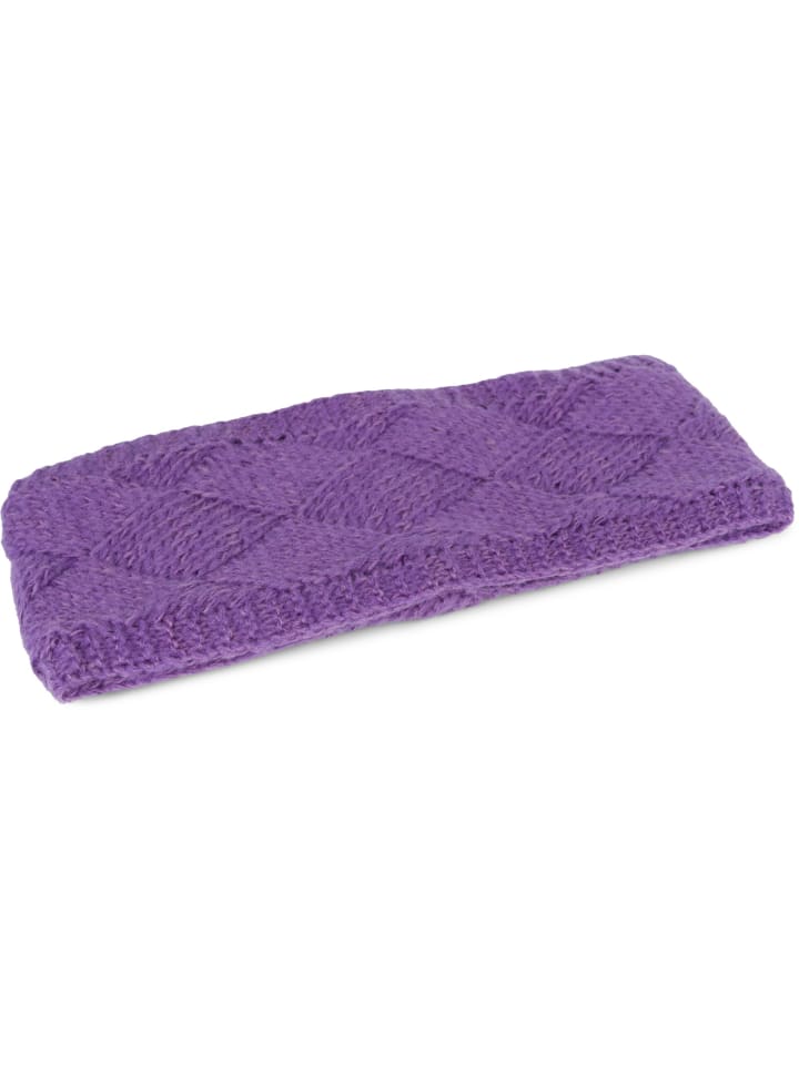 styleBREAKER Strick Stirnband in Violett günstig kaufen onesize