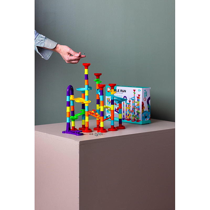 FunToys Klinkekulebane Marble run 113 deler