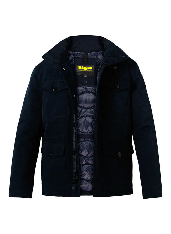 Blauer. USA, Fieldjacket, Mikrofaser sorona® wasserabweisend, marine