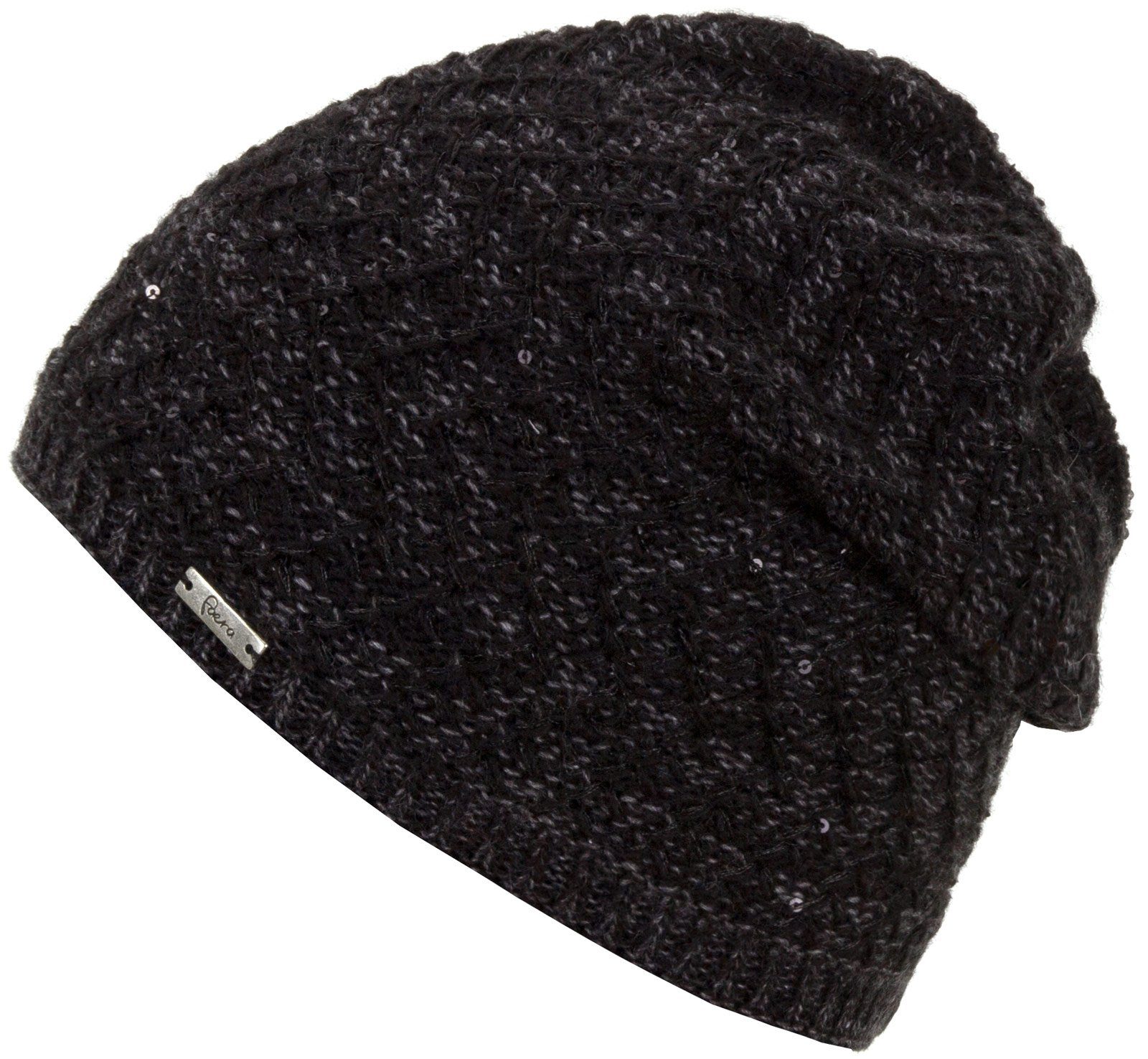 Faera Strickmütze Wintermütze Damen Mütze Beanie Haube gefüttert Strickmütze Damenmütze