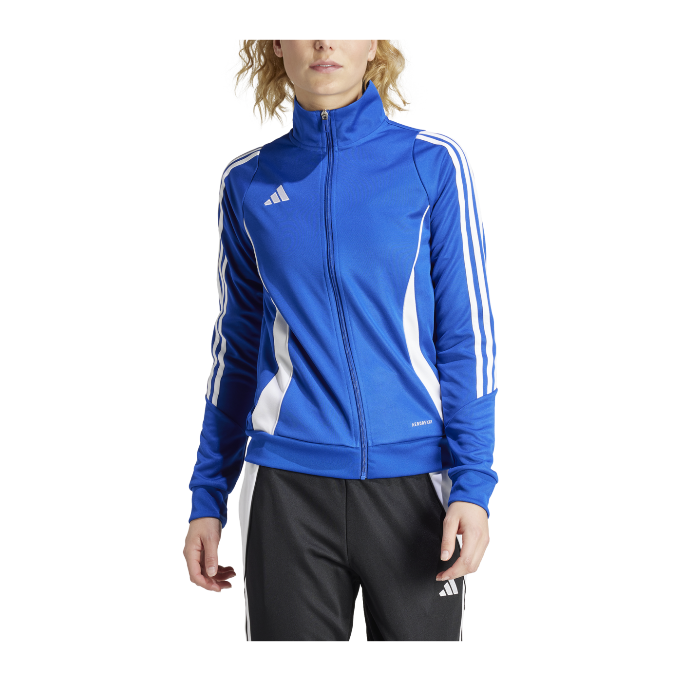 adidas Tiro 24 Trainingsjacke Damen Blau Weiss