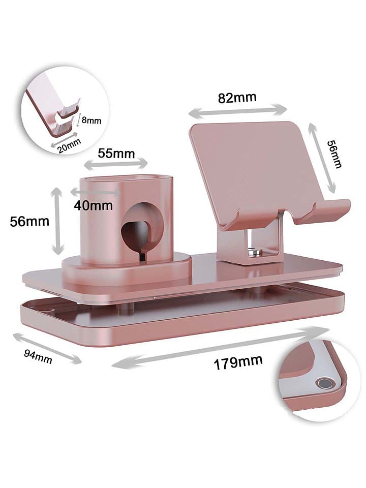 SWEET ACCESS 3in1-Ladestation in Rosa günstig kaufen onesize