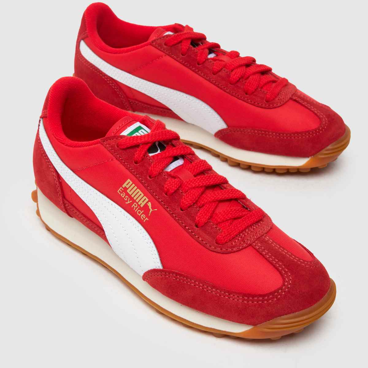 PUMA piros easy rider vintage fiú ifjúsági cipő