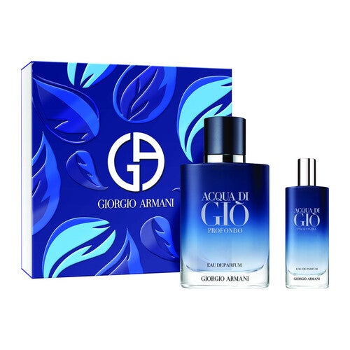 Armani Acqua di Gio Profondo Eau de Parfum atkārtoti uzpildāms dāvanu komplekts