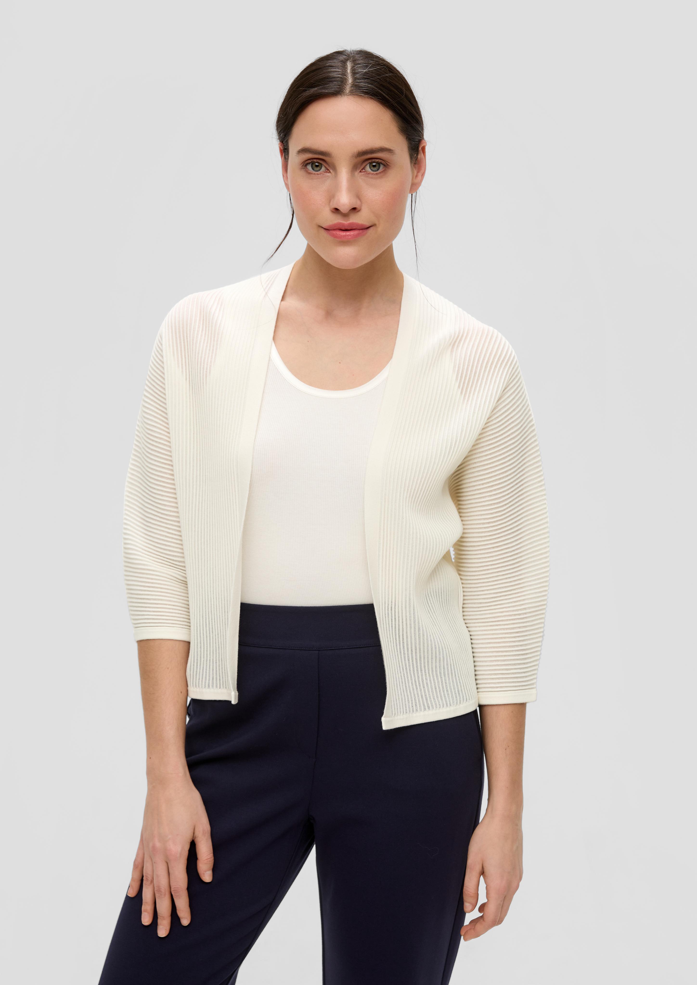 Strickjacke mit 3/4-Ärmeln  2148035-0200