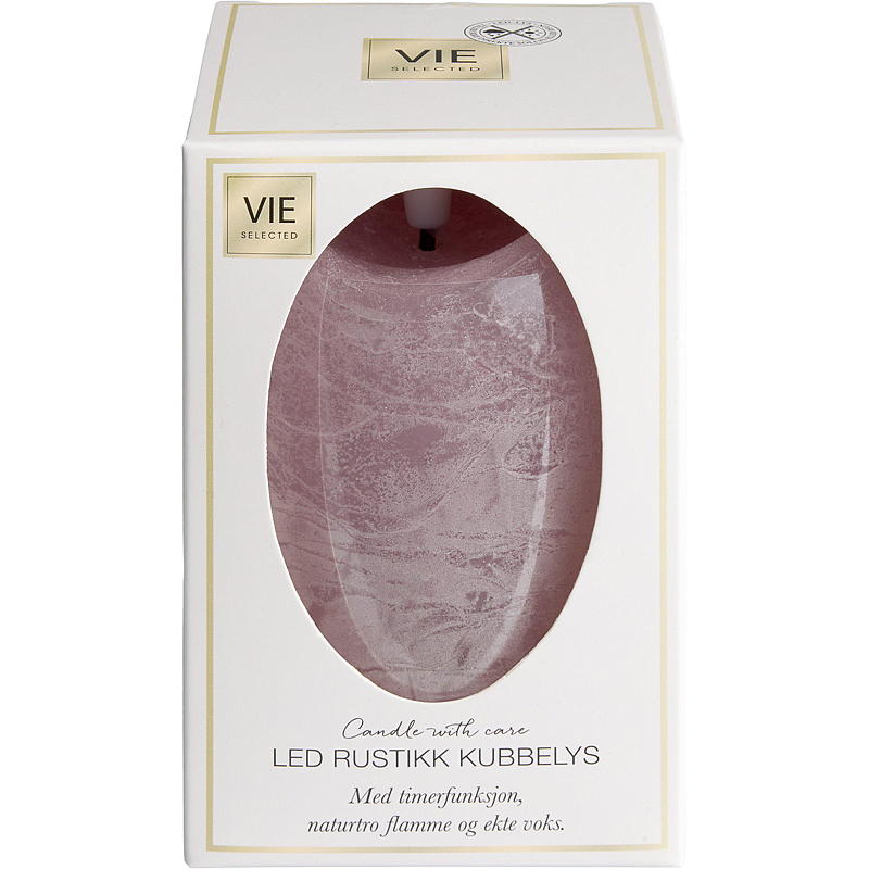 Vie Selected Kubbelys 12 cm ø 7,6 cm LED lavendel