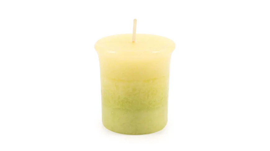 pajoma Votivkerze Lemongras Creme, Grün