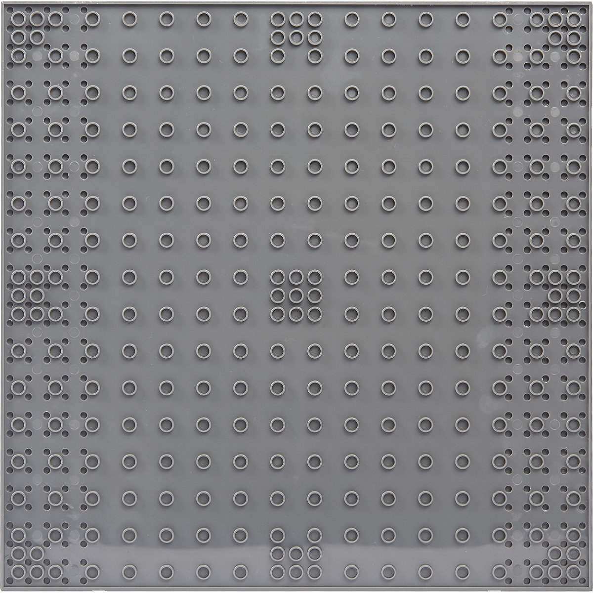 Stapelbare Straßenplatte (25,5 x 25,5 cm, 32 x 32 Noppen) Kurve, 2er Set