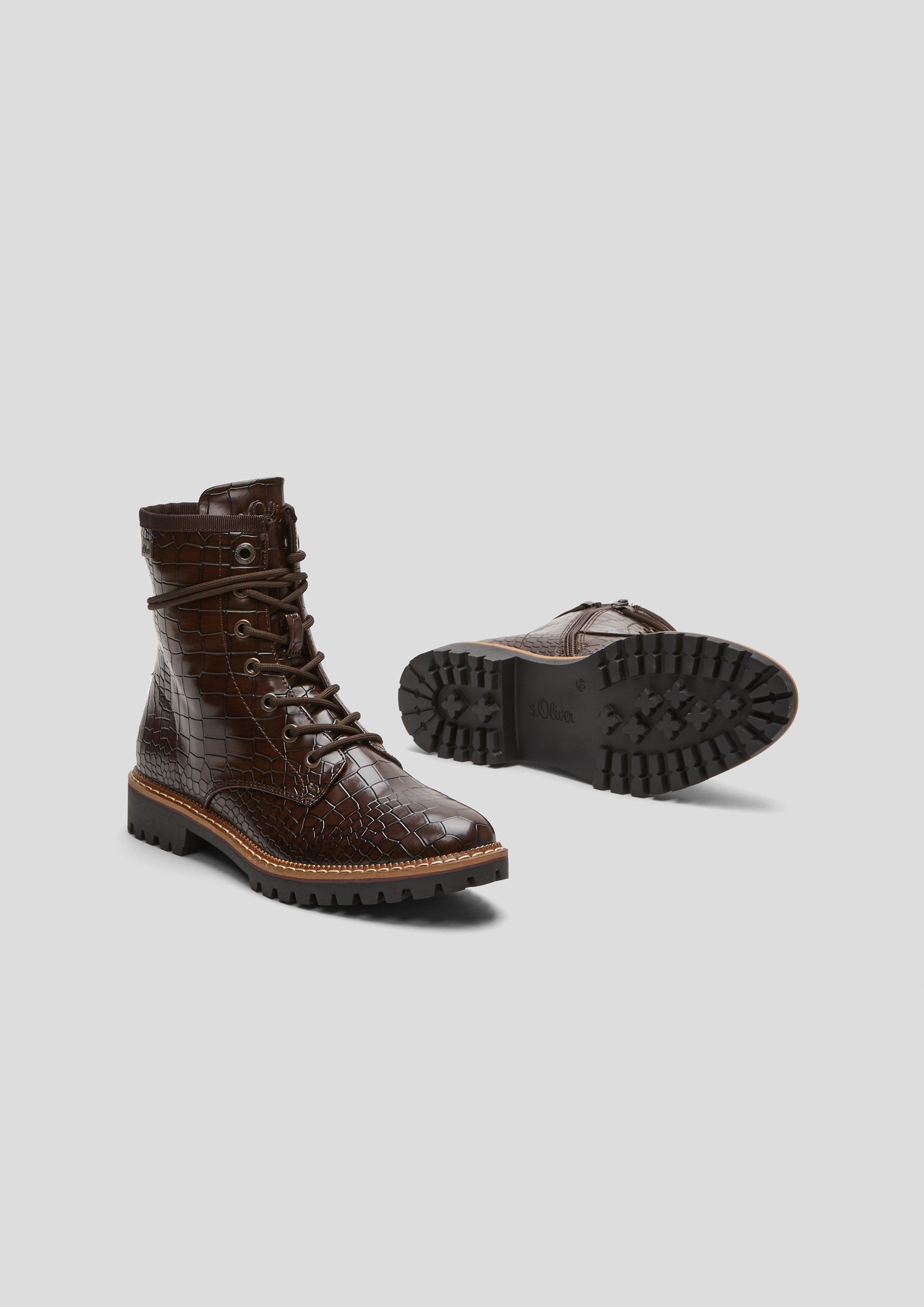 Boots mit Goldmetallic-Details  101.107.101.25237-309