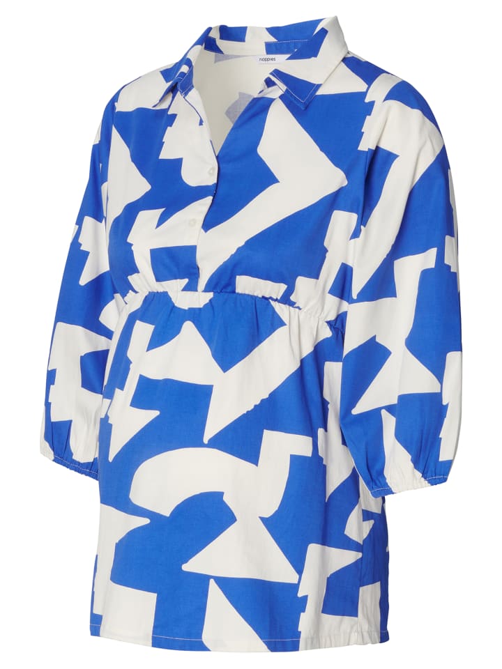 Noppies Bluse Mayte in Graphic Blue Print günstig kaufen