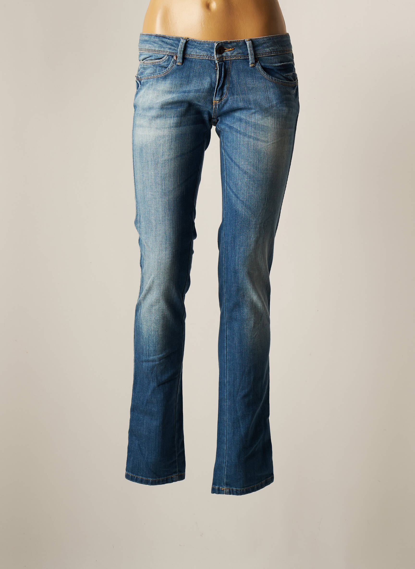 Kaporal Jeans Coupe Slim Femme couleur bleu